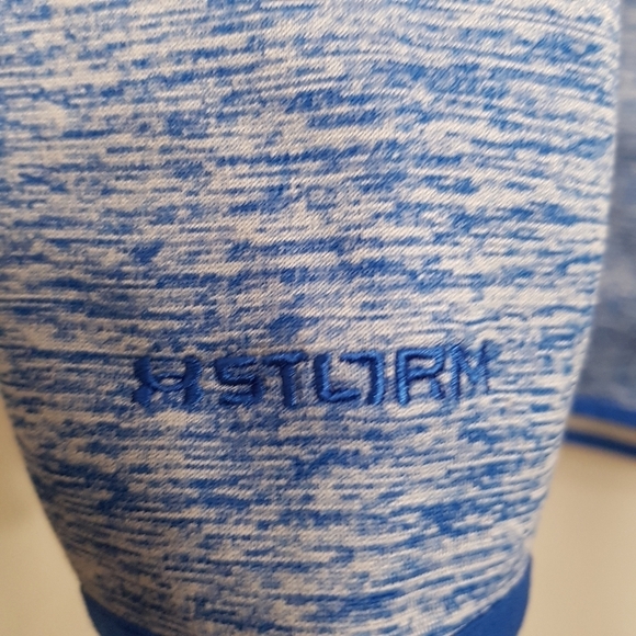 Under Armour ladies loose medium hoodie 2 tone blue - Picture 3 of 5